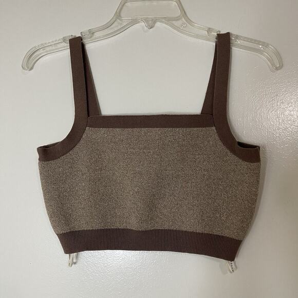 Nude Lucy Nude Active Knit Crop brown silt organic cotton Large - Picture 3 of 8
